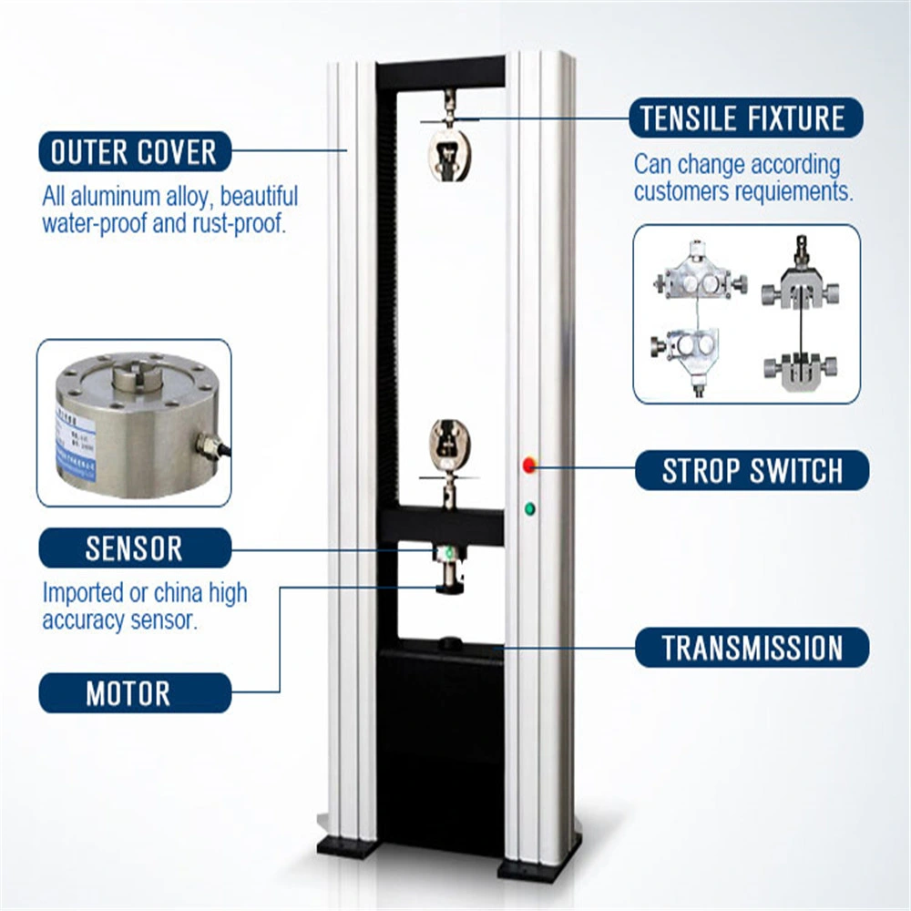 Electronic Leather Tear Tensile Strength Universal Tester Supplier