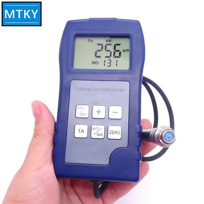 High Sensitivity Metal Probe Digital Coating Thickness Gauge Eddy Current Thickness Tester