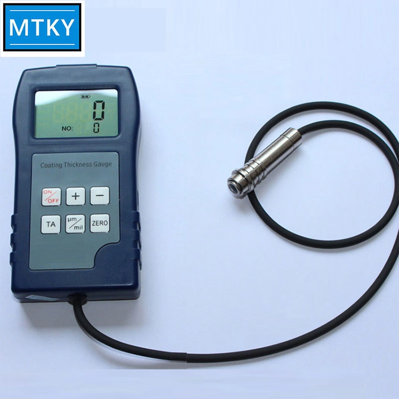 High Sensitivity Metal Probe Digital Coating Thickness Gauge Eddy Current Thickness Tester